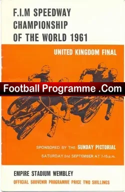 World Speedway Championship British Final 1961