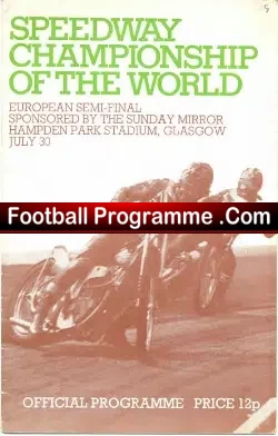 World Speedway Championship European Final 1971 Semi