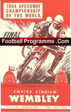 World Speedway Championship World Final 1954 – London UK