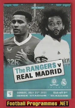Glasgow Rangers v Real Madrid 2021 – Friendly Match + Benzema