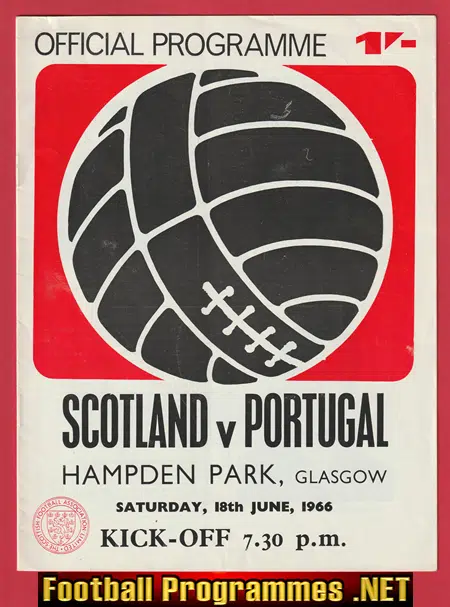 Scotland v Portugal 1966 – Hampden Park Glasgow