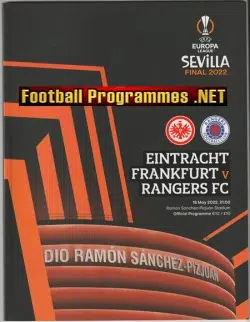 Glasgow Rangers v Eintracht Frankfurt 2022 – Europa Cup Final