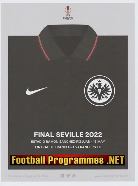 Glasgow Rangers v Eintracht Frankfurt 2022 - Europa Cup Final