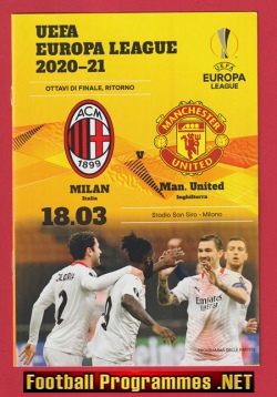 AC Milan v Manchester United 2021 – Italy Q Final – Pirate 1