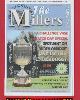 Clay Cross Town v Leicester Road 2016 – FA Challenge Vase