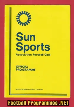 Sun Sports v Rolls Royce Engines 1990s - Herts Senior League