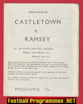 Castletown v Ramsey 1979 – The Stadium Malew Road