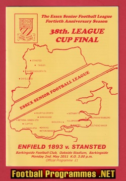 Stanstead v Enfield 2011 – Esses Senior Cup Final