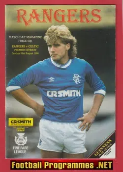 Glasgow Rangers v Glasgow Celtic 1986 - Scotland