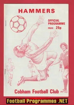 Cobham v Chobham 1986 – Reserves Match