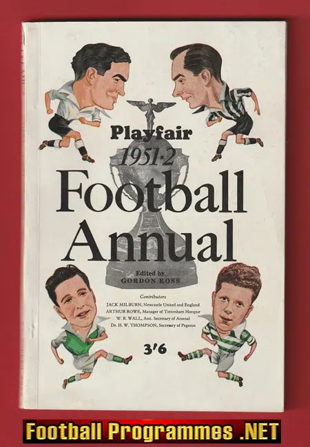 Playfair Football Annual handbook 1951 – 1952
