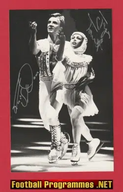 Torvill and Dean Autograph Picture SIGNED Photo 1980s - 2