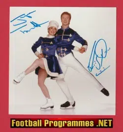Torvill and Dean Autograph Picture SIGNED Photo 1980s - 3