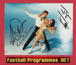 Torvill and Dean Autograph Picture SIGNED Photo 1980s - 4