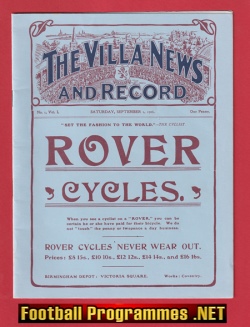 Aston Villa v Blackburn Rovers 1906