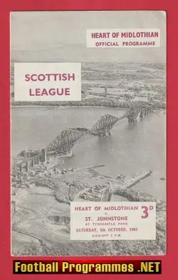 Heart Of Midlothian v St Johnstone 1963