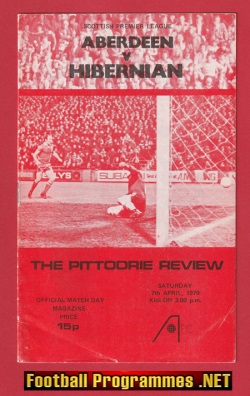 Aberdeen v Hibernian Hibs 1979 – Alex Ferguson First Season