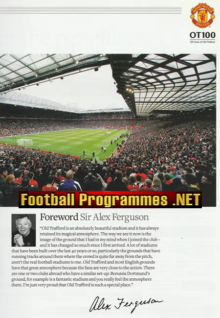 Manchester United 100 Years Of Old Trafford - Man Utd 2010