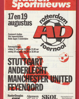 Anderlecht v Manchester United 1985 – Rotterdam Tournament