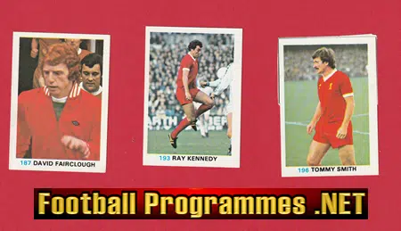 Liverpool Football Club Cards Multi Autographed SIGNED 70's