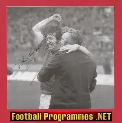 Glasgow Rangers John Greig Autographed SIGNED Team Pic 1970s