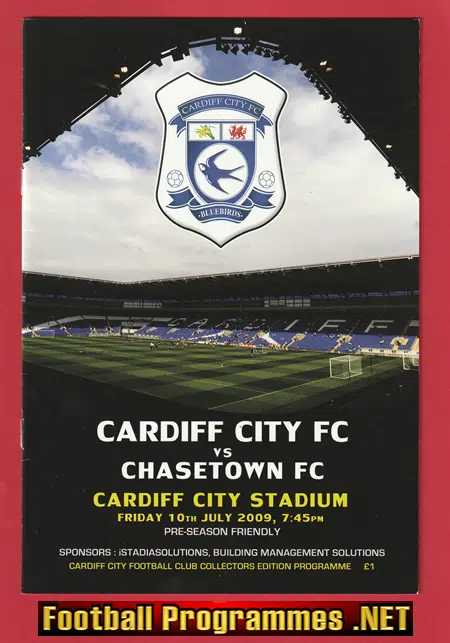 Cardiff City v Chasetown 2009 – First Match New Stadium