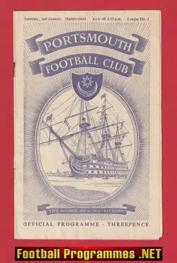 Portsmouth v Huddersfield Town 1954