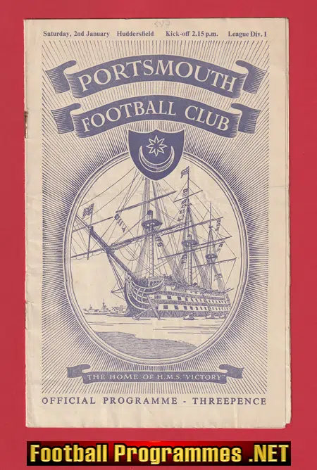 Portsmouth v Huddersfield Town 1954