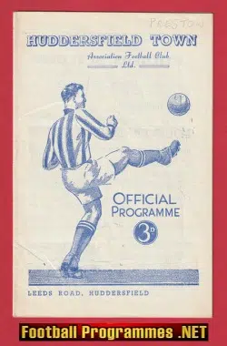 Huddersfield Town v Preston 1953