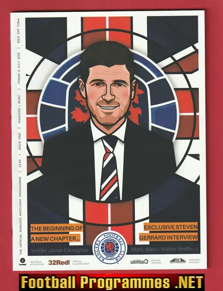 Glasgow Rangers v Bury 2018 - Friendly Match Scotland