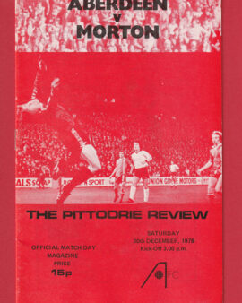 Aberdeen v Morton 1978 – Alex Ferguson First Season as Manager