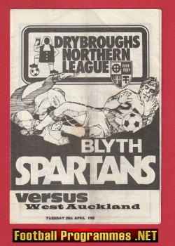 Blyth Spartans v West Auckland 1980 – Multi Autographed SIGNED