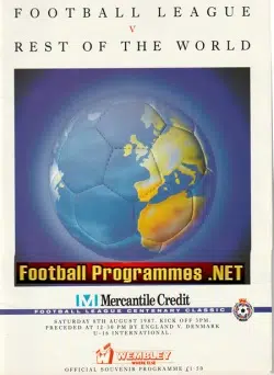 Football League v Rest Of The World 1987 – Platini + Maradona