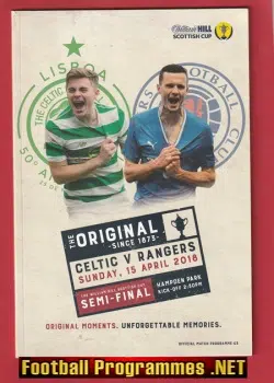 Glasgow Celtic v Glasgow Rangers 2018 - Cup Semi Final Scotland