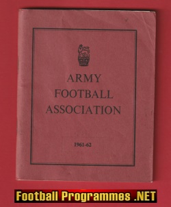Army Football Association Handbook 1961 – 1962