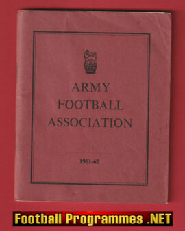 Army Football Association Handbook 1961 – 1962