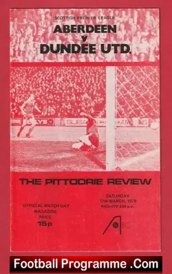 Aberdeen v Dundee United 1979 – Alex Ferguson First Season