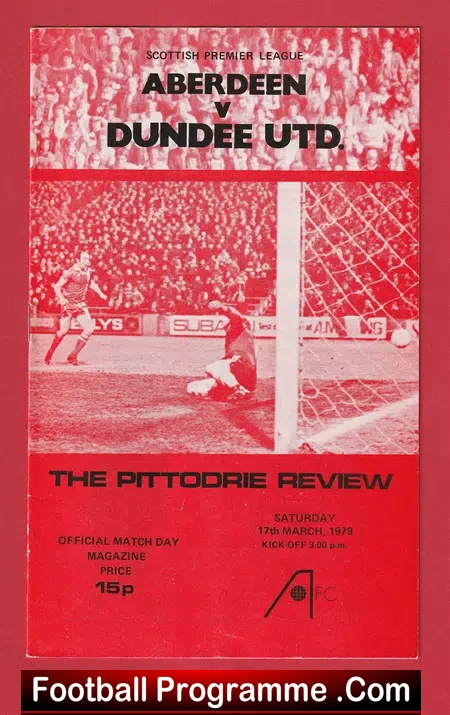 Aberdeen v Dundee United 1979 – Sir Alex Ferguson First Season