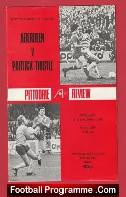 Aberdeen v Partick Thistle 1978