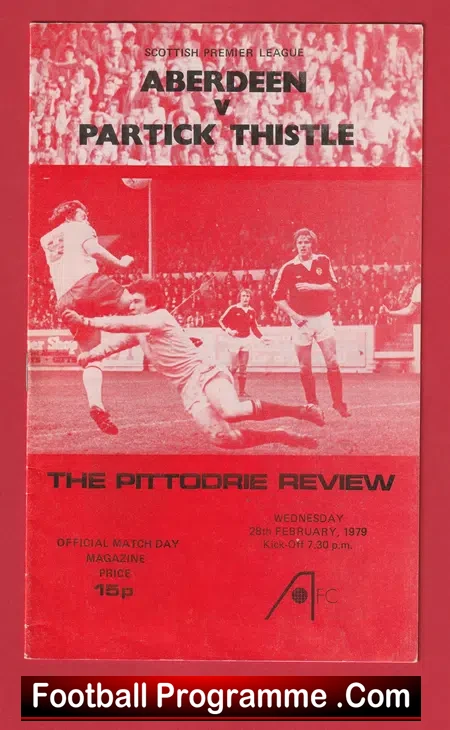 Aberdeen v Partick Thistle 1979 – Alex Ferguson First Season