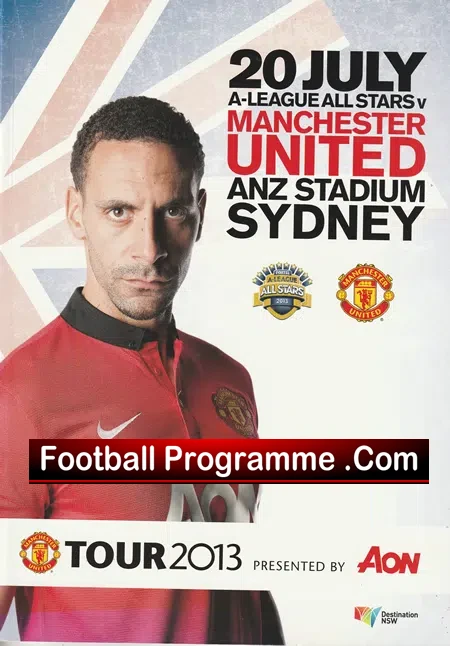 All Stars XI v Manchester United 2013 Asia Tour Sydney Australia