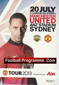 All Stars XI v Manchester United 2013 Asia Tour Sydney Australia