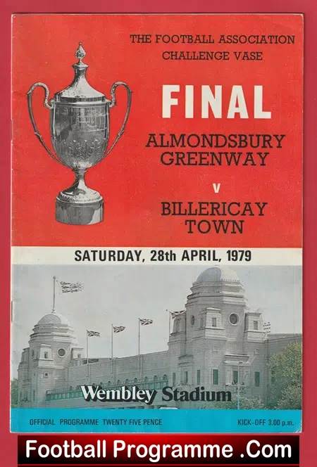 Almondsbury Greenway v Billericay Town 1979 – Vase Cup Final