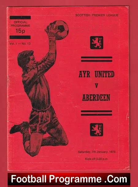 Ayr United v Aberdeen 1978