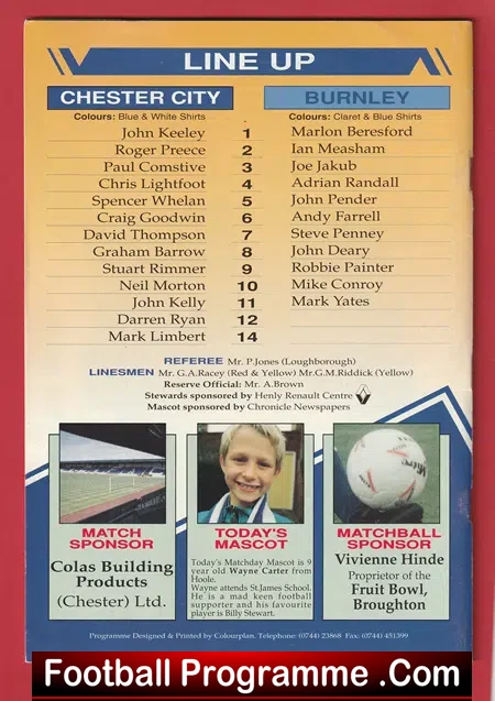 Brighton Hove Albion v Macclesfield Town 1997 First League Game