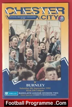 Brighton Hove Albion v Macclesfield Town 1997 First League Game - football programme
