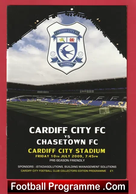 Cardiff City v Chasetown 2009 – First Match New Stadium
