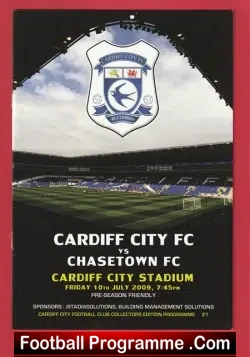 Cardiff City v Chasetown 2009 – First Match New Stadium