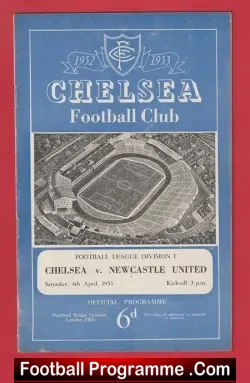 Chelsea v Newcastle United 1953 – 1950’s
