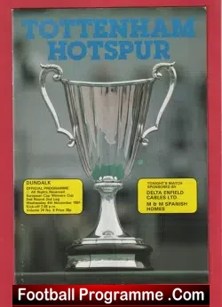 Dundalk v Tottenham 1981 – Ireland Tour 81